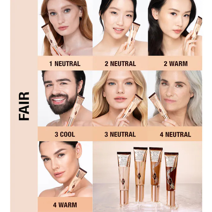 Charlotte TilburyBeautiful Skin Medium Coverage Liquid Foundation with Hyaluronic Acid | Sephora (US)