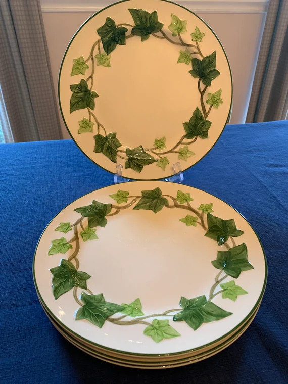 4 Franciscan Ivy Dinner Plates Excellent | Etsy (US)
