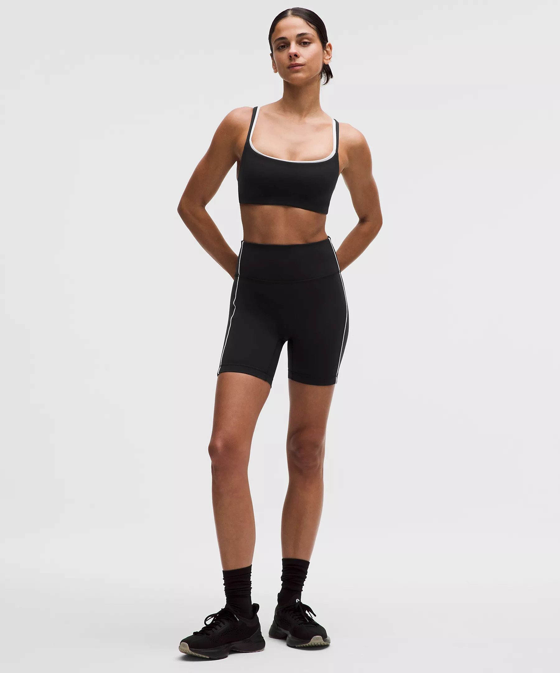 Wunder Train No-Line Piped High-Rise Short 6" | Lululemon (US)