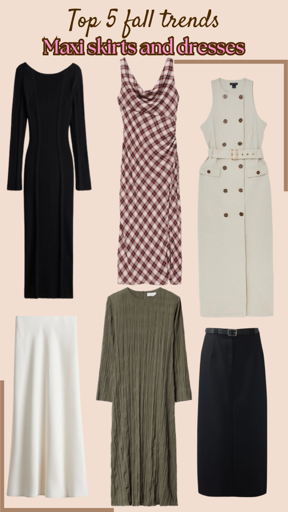 Maxi skirts and dresses are trending this fall! Perfect for the office as officewear and to keep you warmm

#LTKFindsUnder50 #LTKSeasonal #LTKStyleTip