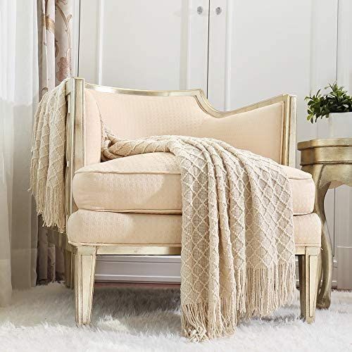 CREVENT Home Decor Rustic Couch Sofa Chair Bed Throw Blanket, Soft Warm Cozy Light Weight for Tra... | Amazon (US)