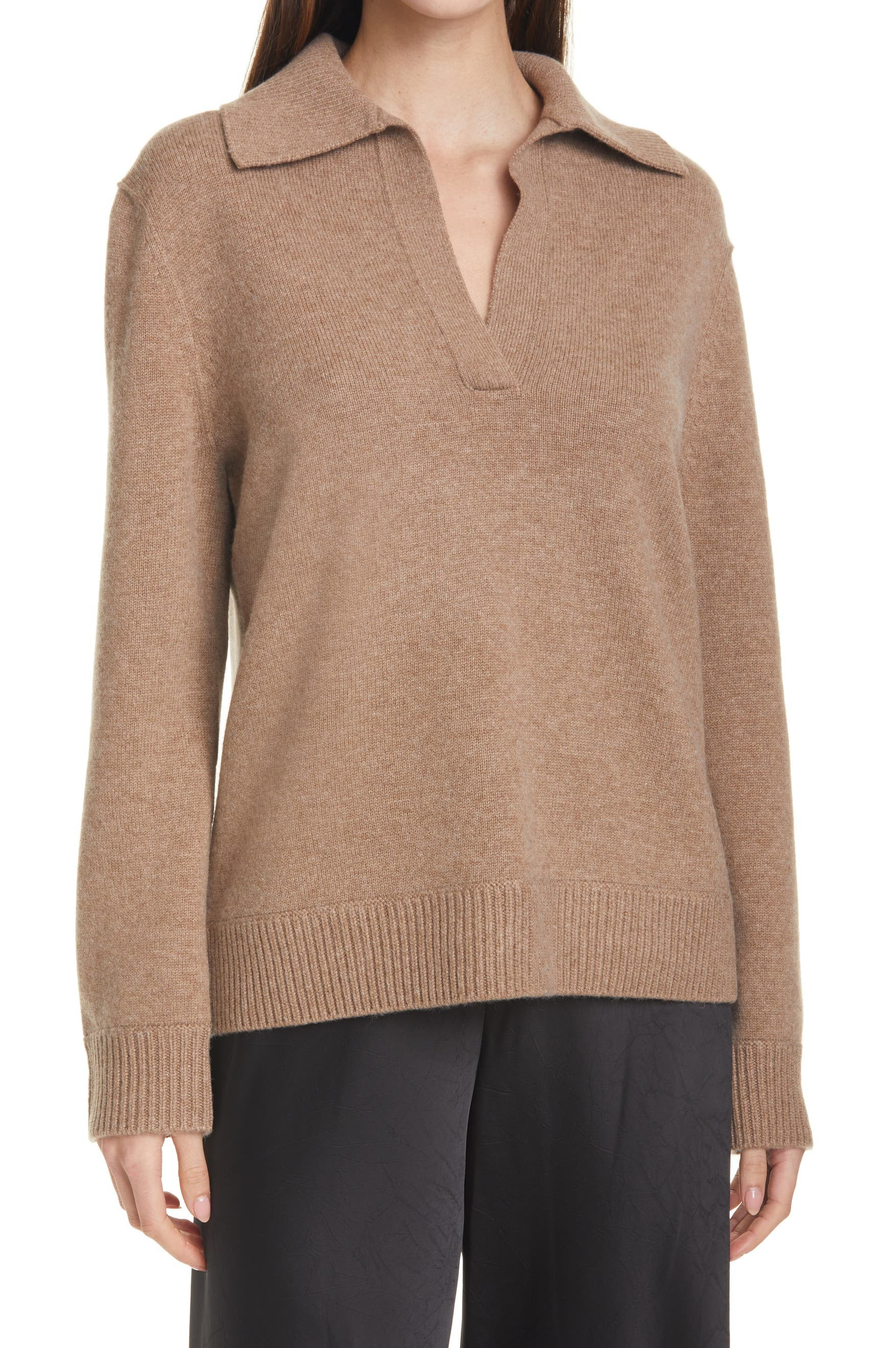 Wool & Cashmere Polo Sweater | Nordstrom | Nordstrom