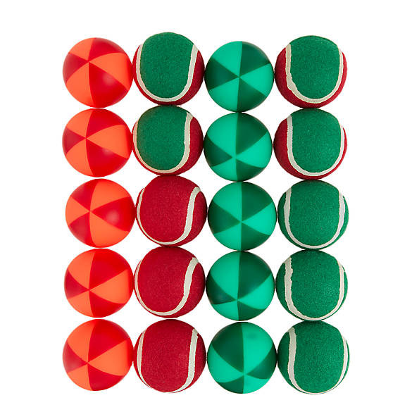 Merry & Bright&trade; Holiday Tennis Balls Dog Toy - 20 Pack | PetSmart