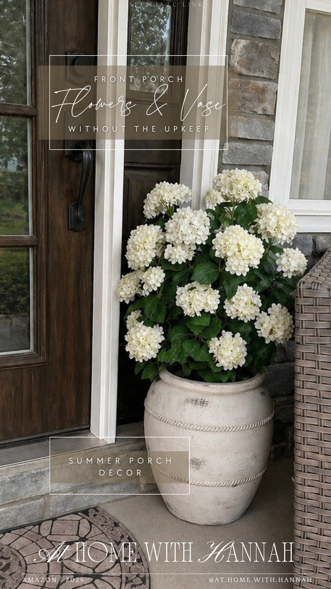 front porch flowers • summer porch decor • no-upkeep outdoor flowers

These front porch flowers give you that full, polished porch look without the constant watering, trimming, or replacing. Such an easy way to make an entryway feel fresh for summer while still keeping everything low-maintenance and pretty.

If you’re shopping for:
• front porch flowers
• summer porch decor
• faux outdoor flowers
• no maintenance flowers
• porch planter ideas
• white hydrangea decor
• entryway decor
• Amazon porch finds

This porch flower setup is linked here if you want the pretty look without all the upkeep 🤍




••
front porch flowers • summer porch decor • faux outdoor flowers • no maintenance flowers • porch planter ideas • white hydrangea decor • entryway decor • Amazon porch finds • outdoor vase planter • porch refresh ideas • low maintenance porch decor • front door decor

#PorchDecor #FrontPorchDecor #OutdoorFlowers #SummerPorch #AmazonHomeFinds

#LTKHome #LTKSeasonal