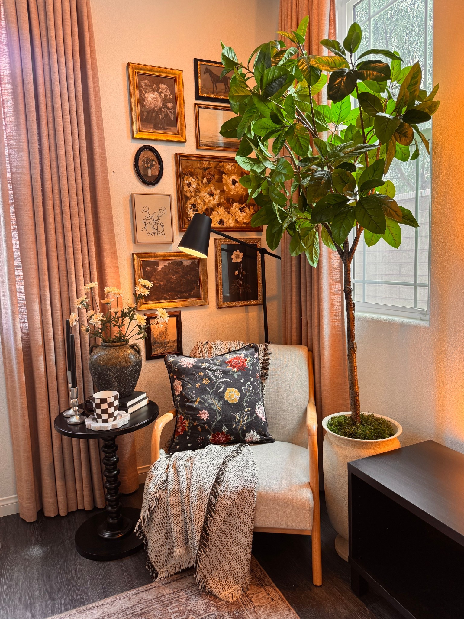 Spring Cozy Corner w Gallery Wall 🖼️

#LTKHome