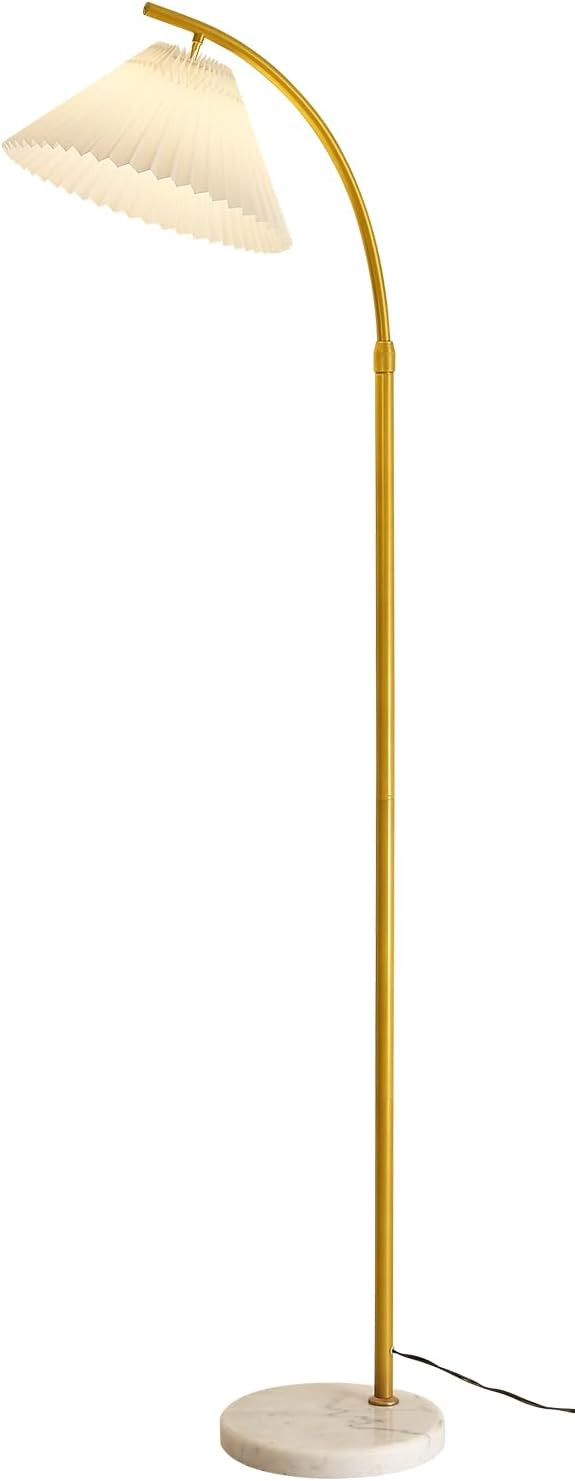 Elegant Arc Floor Lamp,Standing lamp Gold Arched Floor lamp Dimmable & Adjustable Gooseneck, 12W ... | Amazon (US)