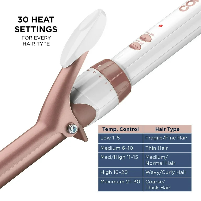 Conair Double Ceramic Curling Iron, 1.25-inch, 1.25-inch barrel produces loose curls – for use ... | Walmart (US)