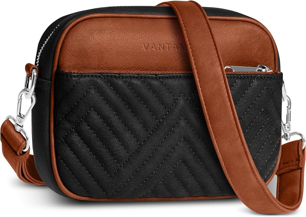 Vantamo Crossbody Bags For Women with Anti-Pickpocket Clip, Premium Purses for Women, Adjustable ... | Amazon (US)