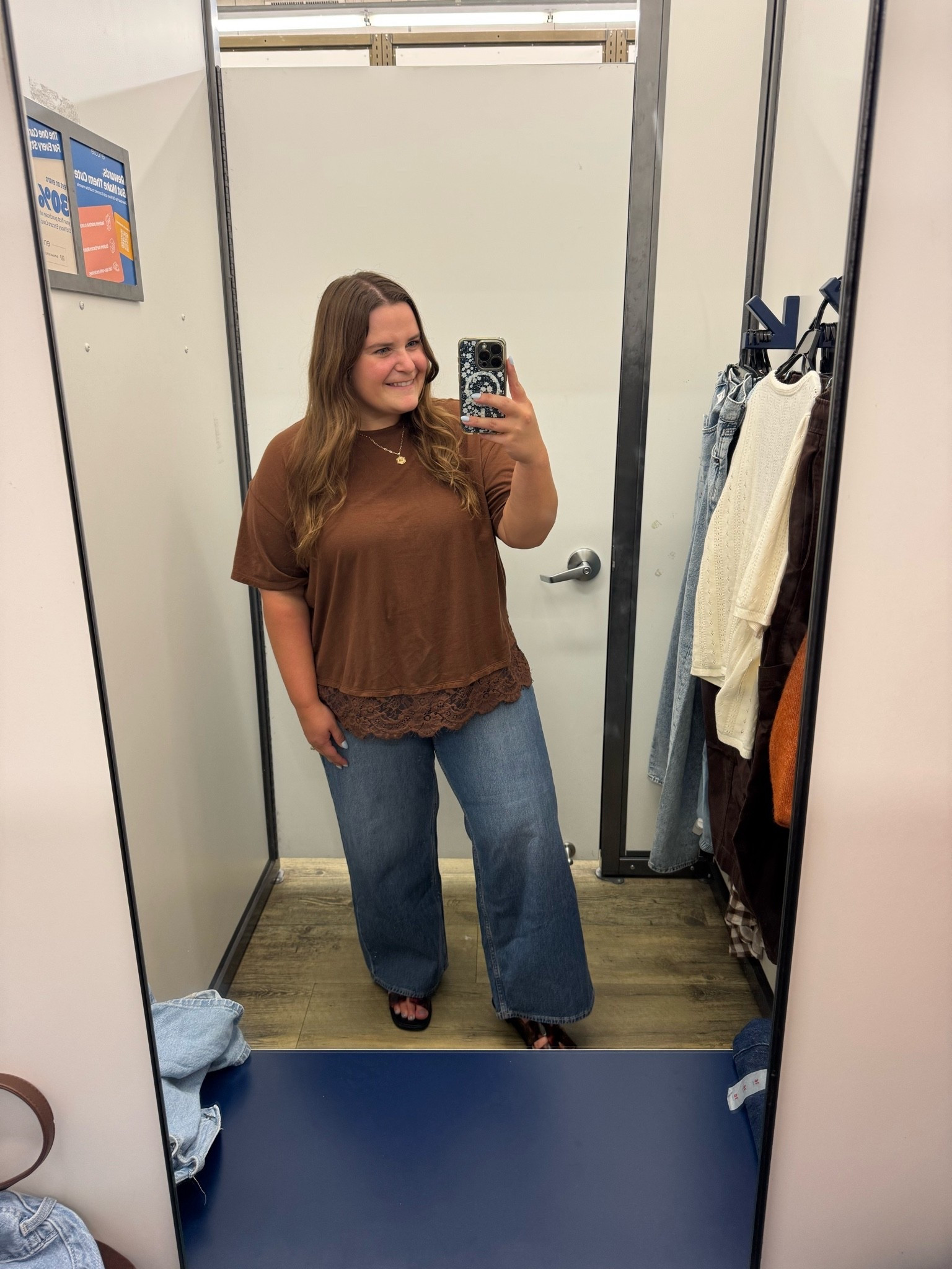 Old navy fall try on. Wearing an xl in this old navy top and a size 16 short in these wow baggy jeans. Such an easy but cute combo!

#LTKootd #LTKMidsize #LTKPlusSize