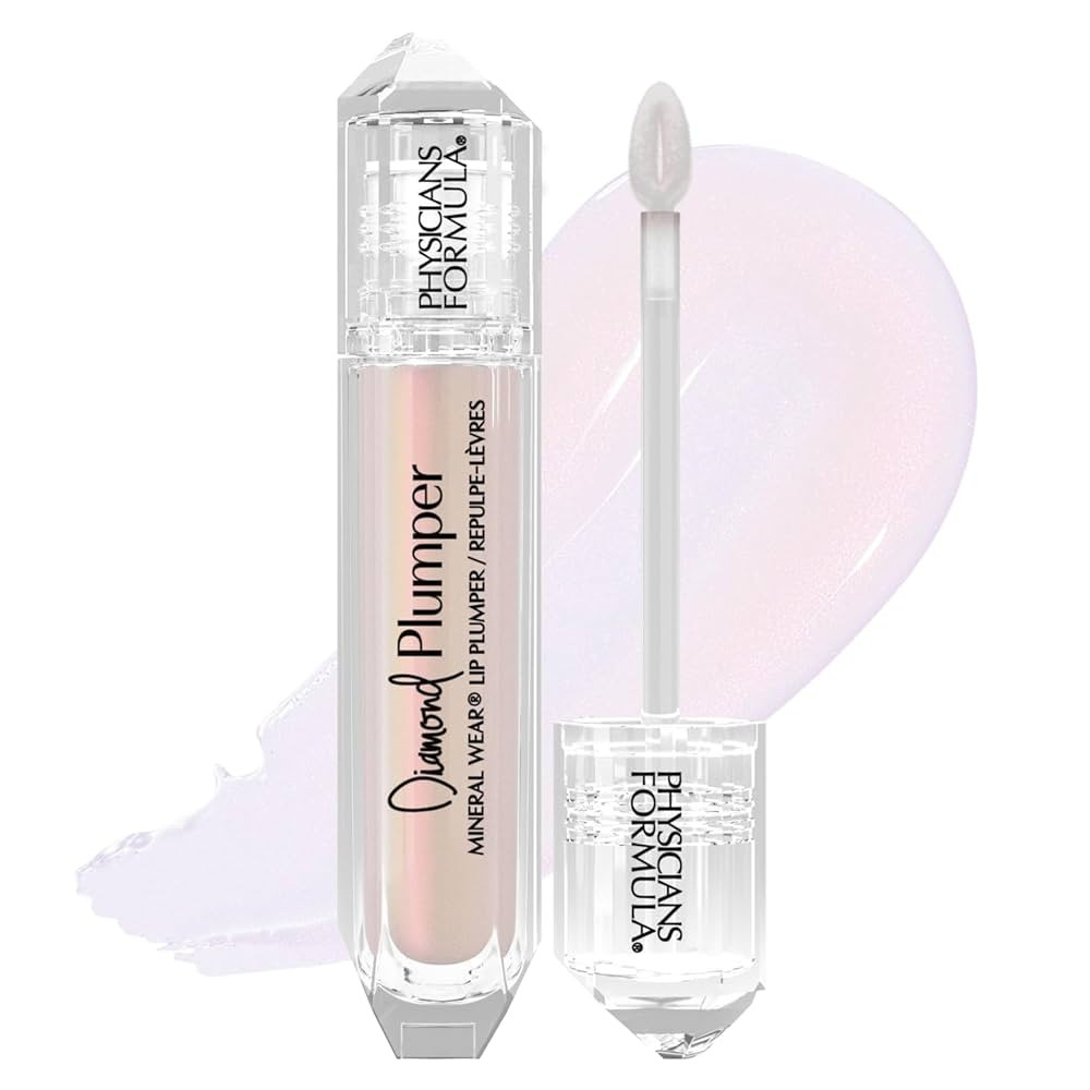 Physicians Formula Mineral Wear Diamond Lip Plumper Gloss, Dermatologist Tested, Light Pink Princ... | Amazon (US)