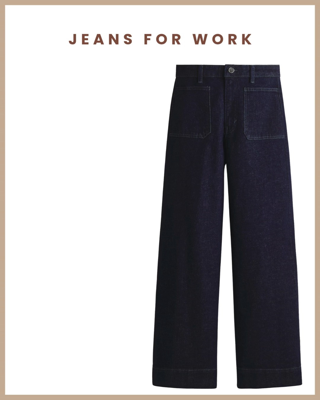 
Jeans for work? Absolutely ✨ Sharing chic jeans-to-office outfits that prove denim can be polished, professional, and completely work-appropriate when styled the right way 🙌 👩‍💼 Pair with a blazer for instant office polish 🤍 Add a structured blouse for a sophisticated look ✨ Style with loafers or ballet flats for effortless smart-casual vibes Comfortable enough for all-day wear and stylish enough for meetings, coffee runs, and after-work plans 

 #LTKgrwm #LTKootd #LTKWorkwear