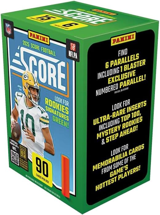 2025–26 Panini Score NFL Football Blaster Box – Official Trading Cards – Includes Rookie Ca... | Amazon (US)