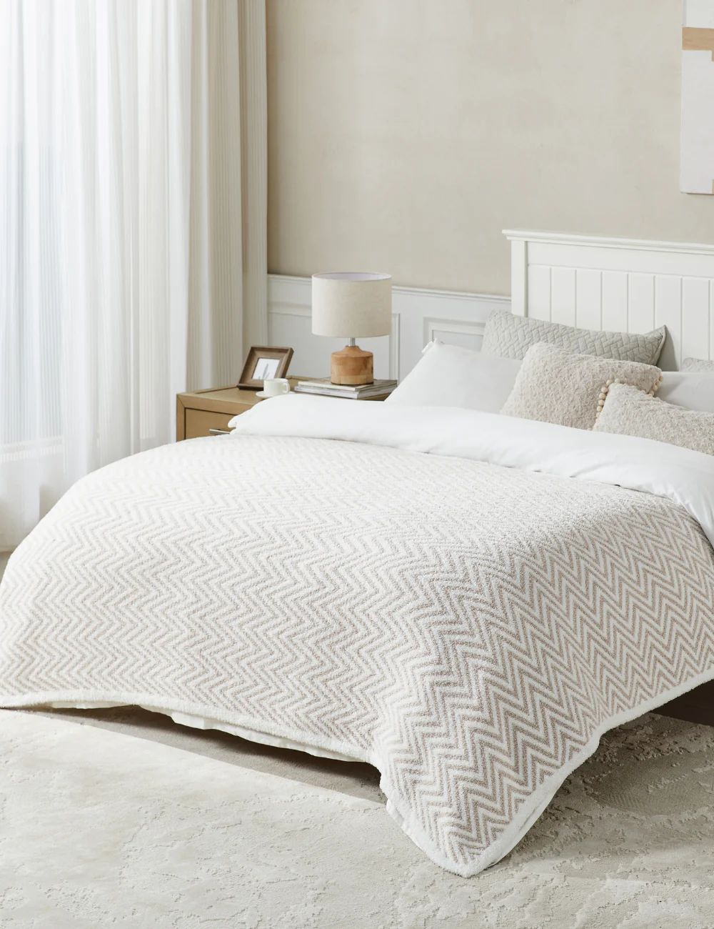 Chevron Buttery Blanket | The Styled Collection
