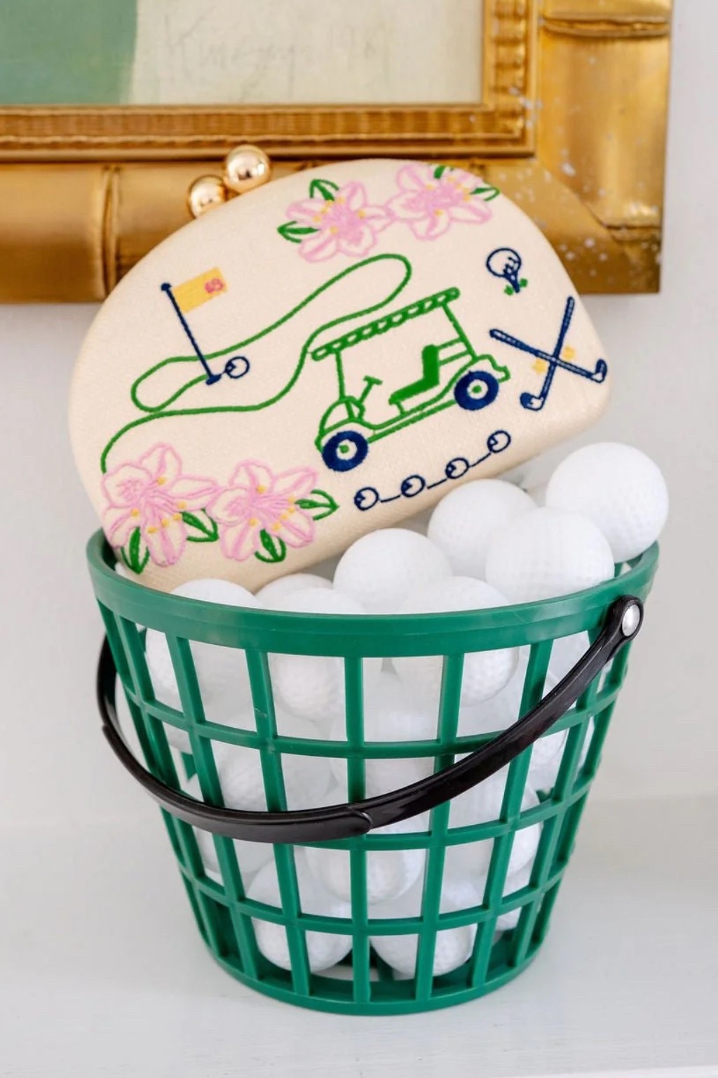 Love! Embroidered Raffia Golf Clutch - elevated Golf moment! Walking the links (has a gold chains) to dinner at the club to a party!

Augusta. The Masters. Truist. The Players  Golf Tournament. 

#LTKSeasonal #LTKPetite #LTKgrwm