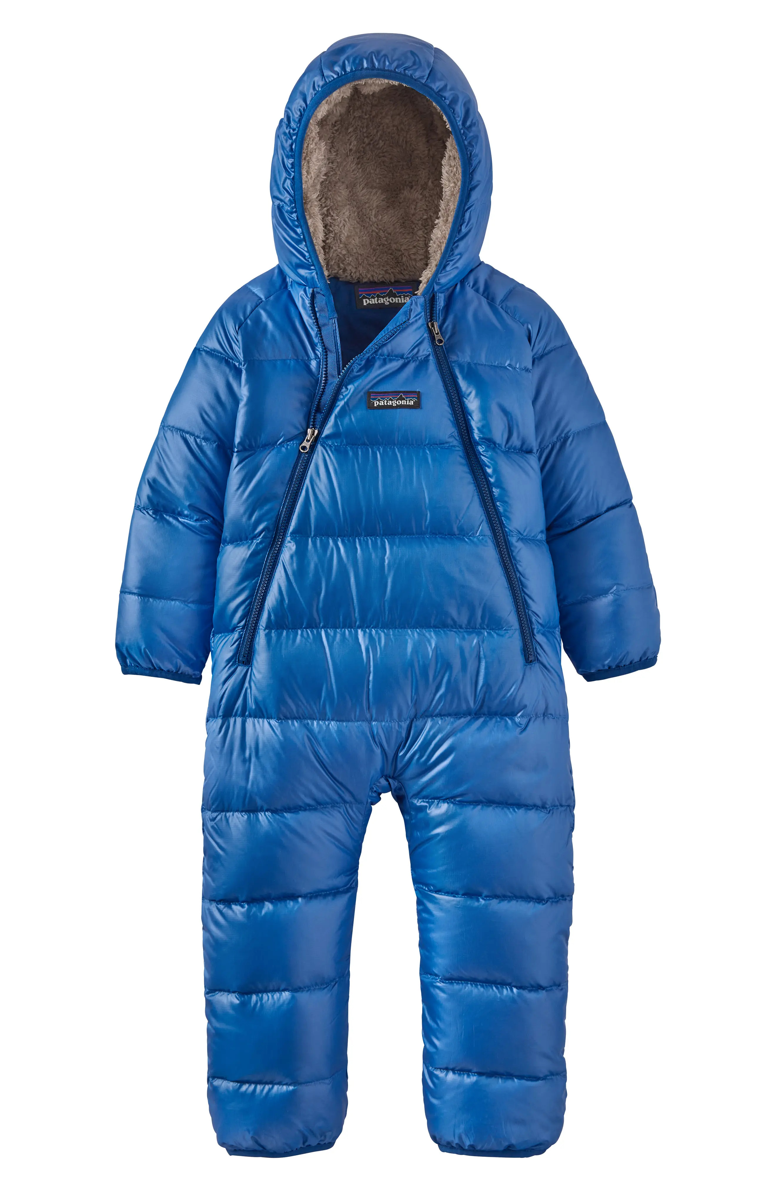 Infant Boy's Patagonia Kids' Hi-Loft Down Sweater Bunting, Size 3-6M - Blue | Nordstrom