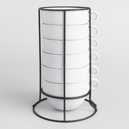 Stacking Jumbo Mugs Sets of 6 | World Market