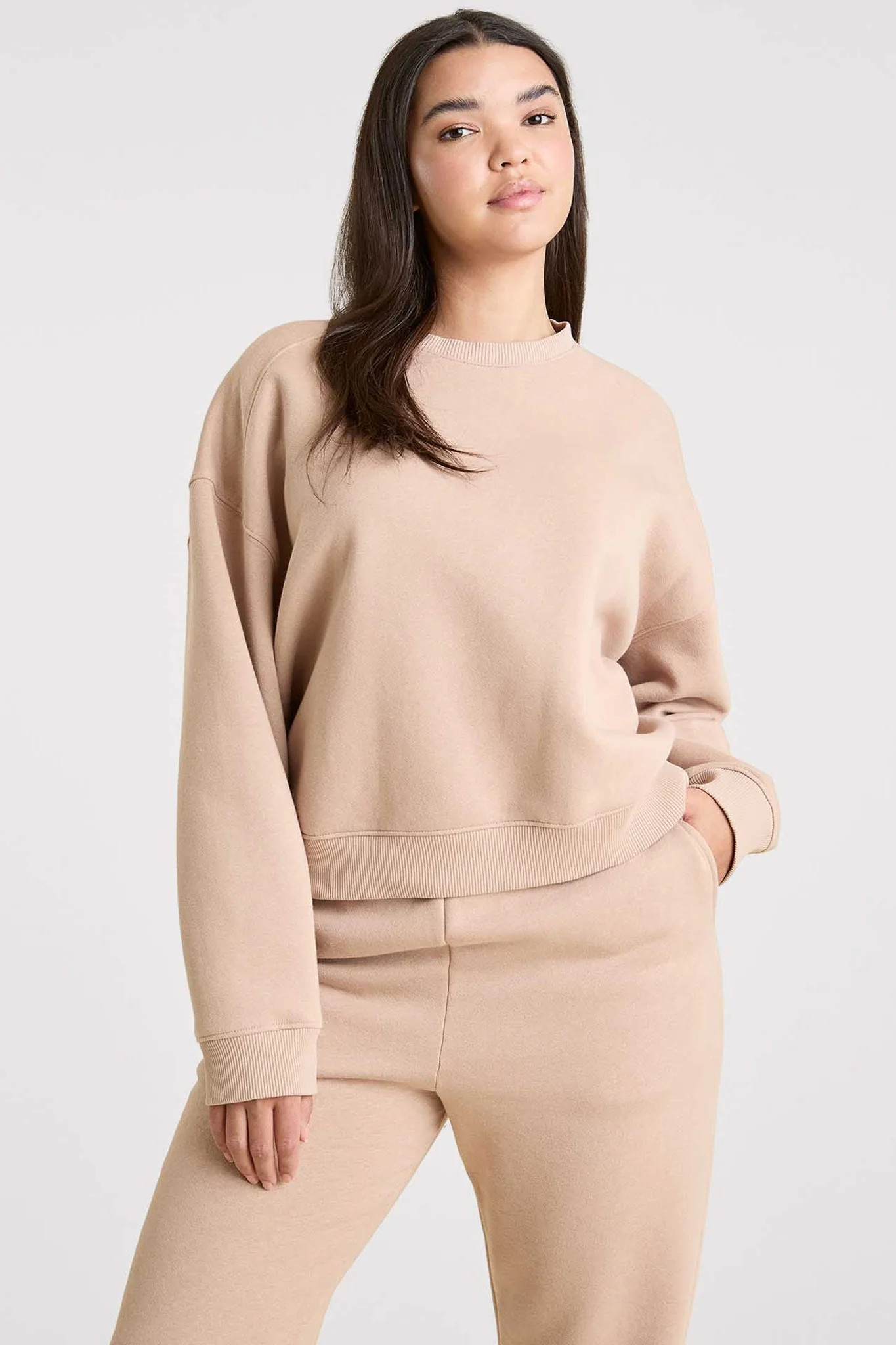 Classic Crewneck Sweatshirt | Coffee | Nuuds US