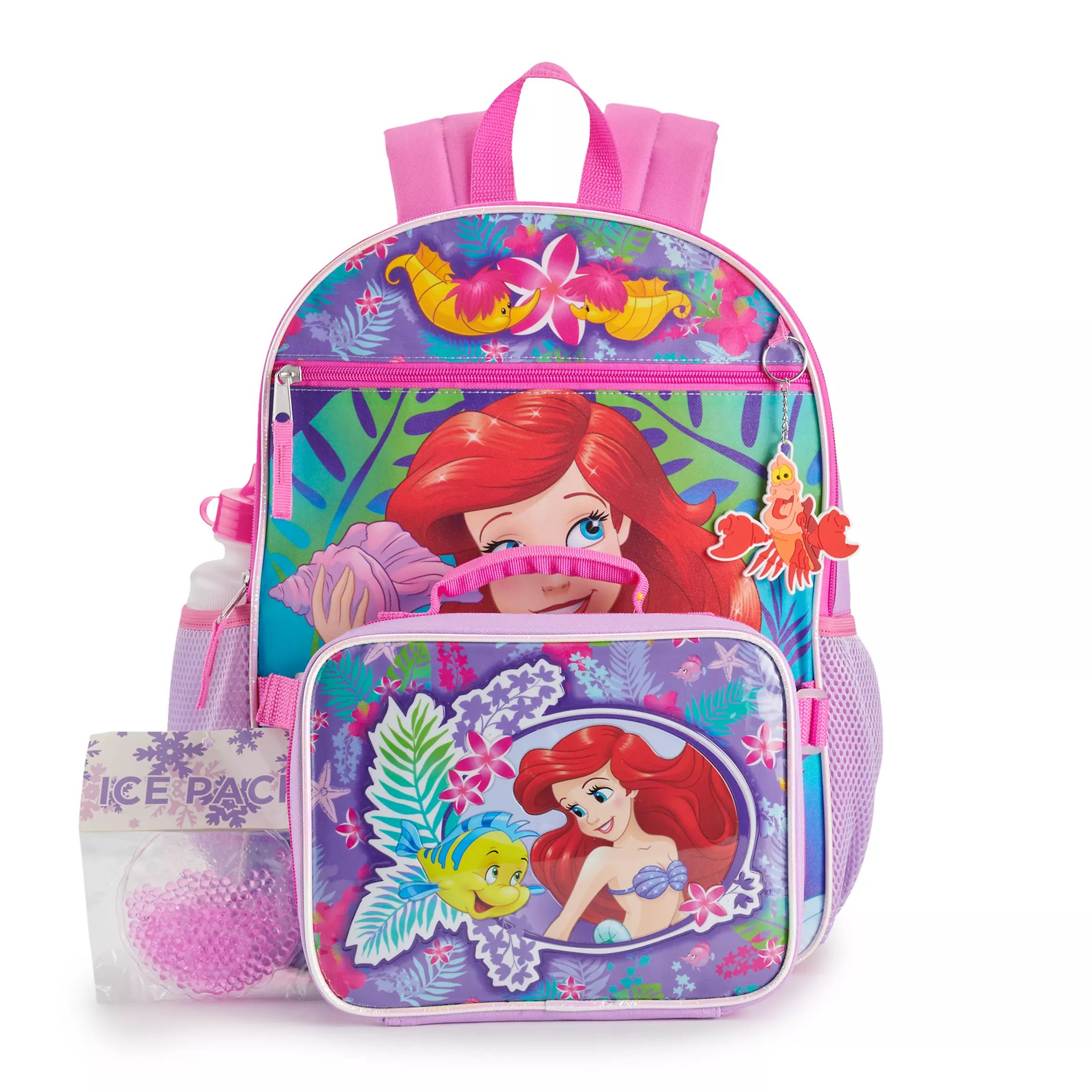 Disney's Little Mermaid 5-Piece Backpack and Lunch Box Set | Kohl's