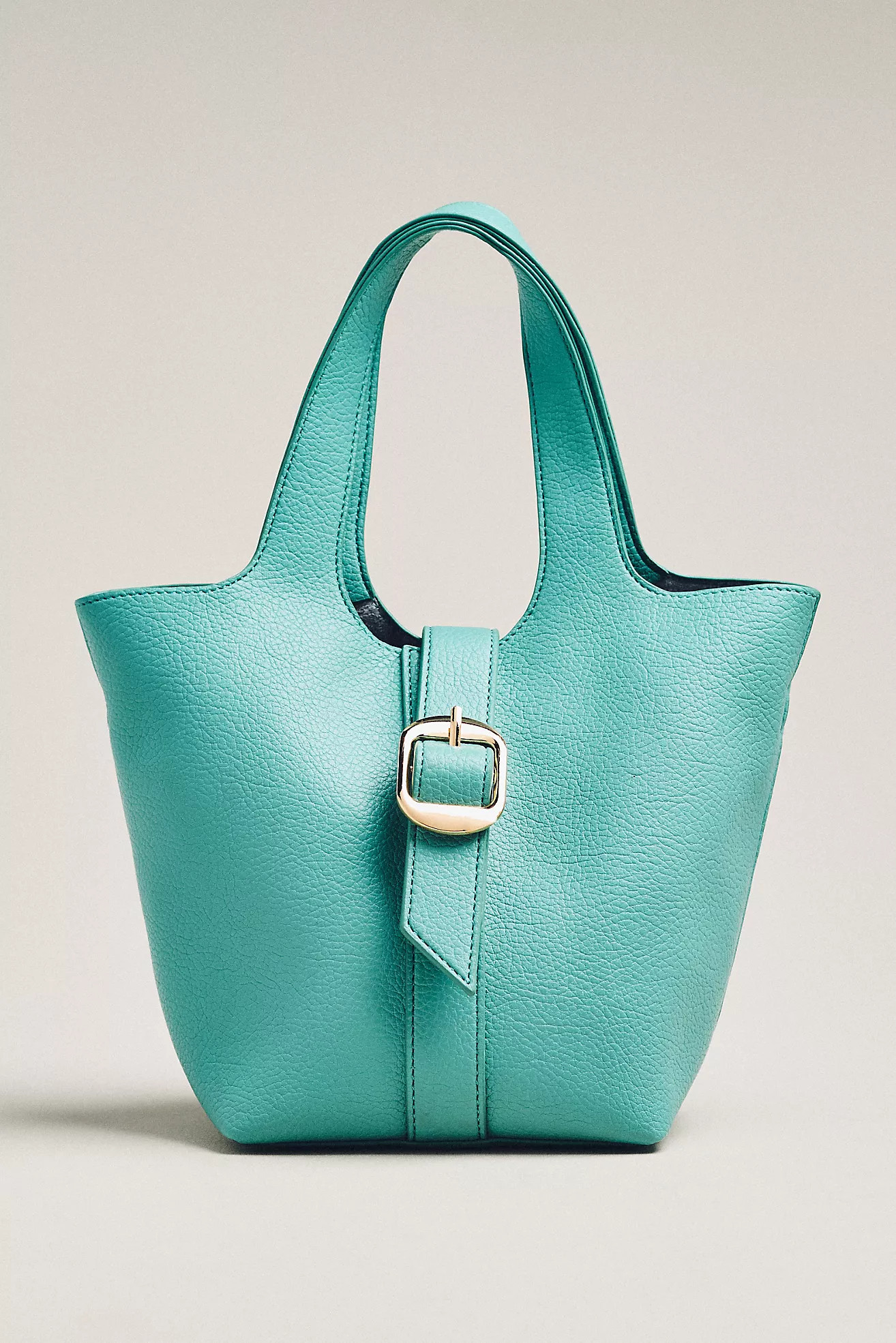 Pebbled Mini Bucket Tote | Anthropologie (US)