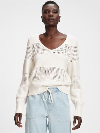 Open-Stitch Sweater | Gap Factory