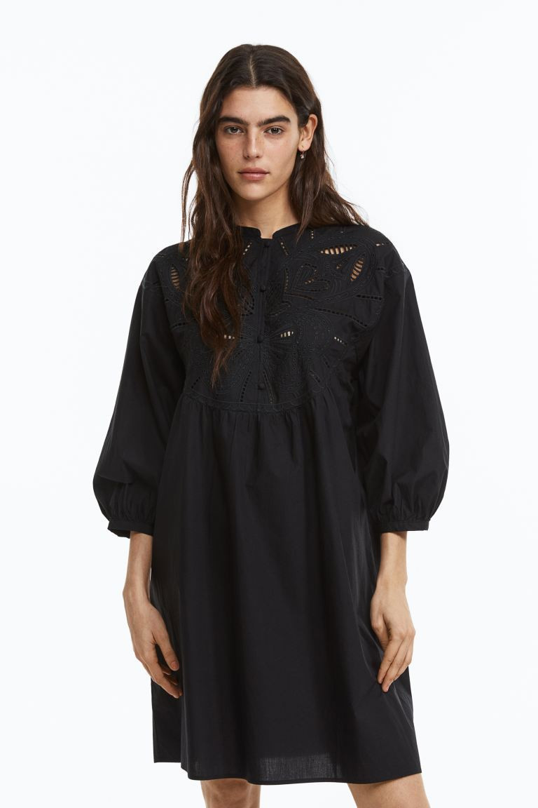 Eyelet Embroidered Dress | H&M (US + CA)