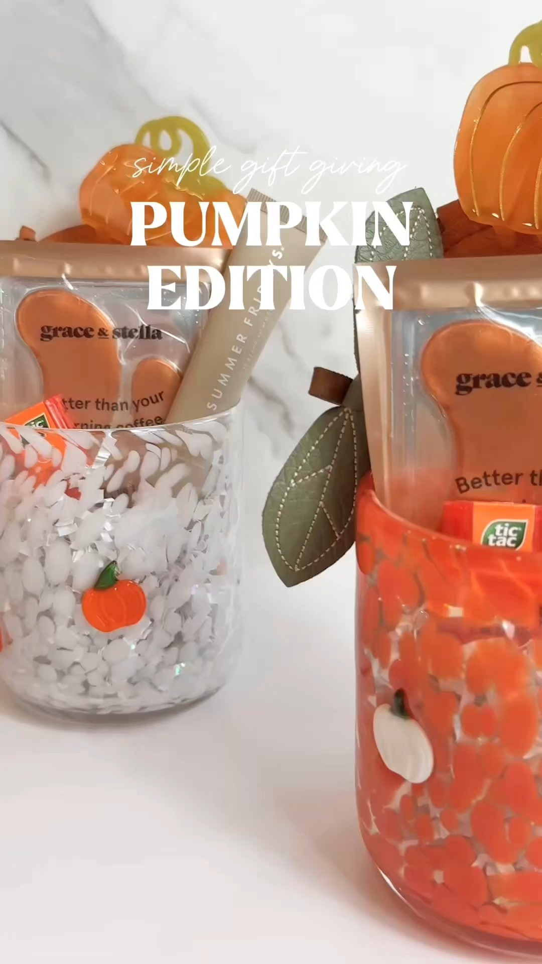 Giving a gift this fall season?
Here’s the sweetest, simplest idea — pumpkin edition 🎃✨
I’ve linked the cutest pumpkin icon glasses and cozy autumn extras so you can put together an easy, thoughtful gift for teachers, friends, or neighbors. 🍂

#fallgifting #ltkfall #pumpkingift #giftideas #ltkgiftguide 

 #LTKSeasonal #LTKFindsUnder50 #LTKautumn