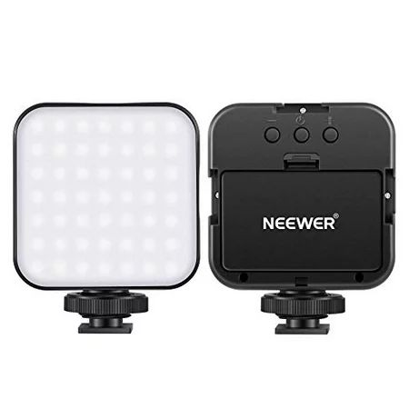 Neewer Ultra Bright Mini LED Video Light - 49 Dimmable High Power LED Panel Video Light Compatible w | Walmart (US)