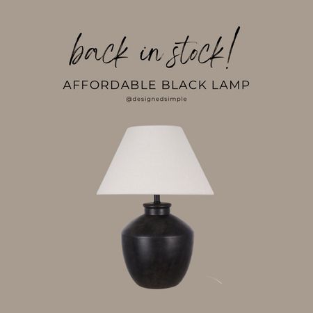 black table lamp, black lamps, pottery barn dupe, get the look, high low, splurge or save, vintage inspired lamp

#LTKsalealert #LTKhome #LTKstyletip