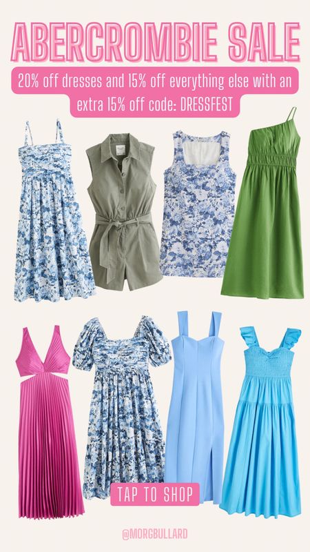 Abercrombie Dresses | Abercrombie Deals | Abercrombie Sale | Summer Dresses | Summer Outfit | Summer Outfits 

#LTKstyletip #LTKSeasonal #LTKsalealert