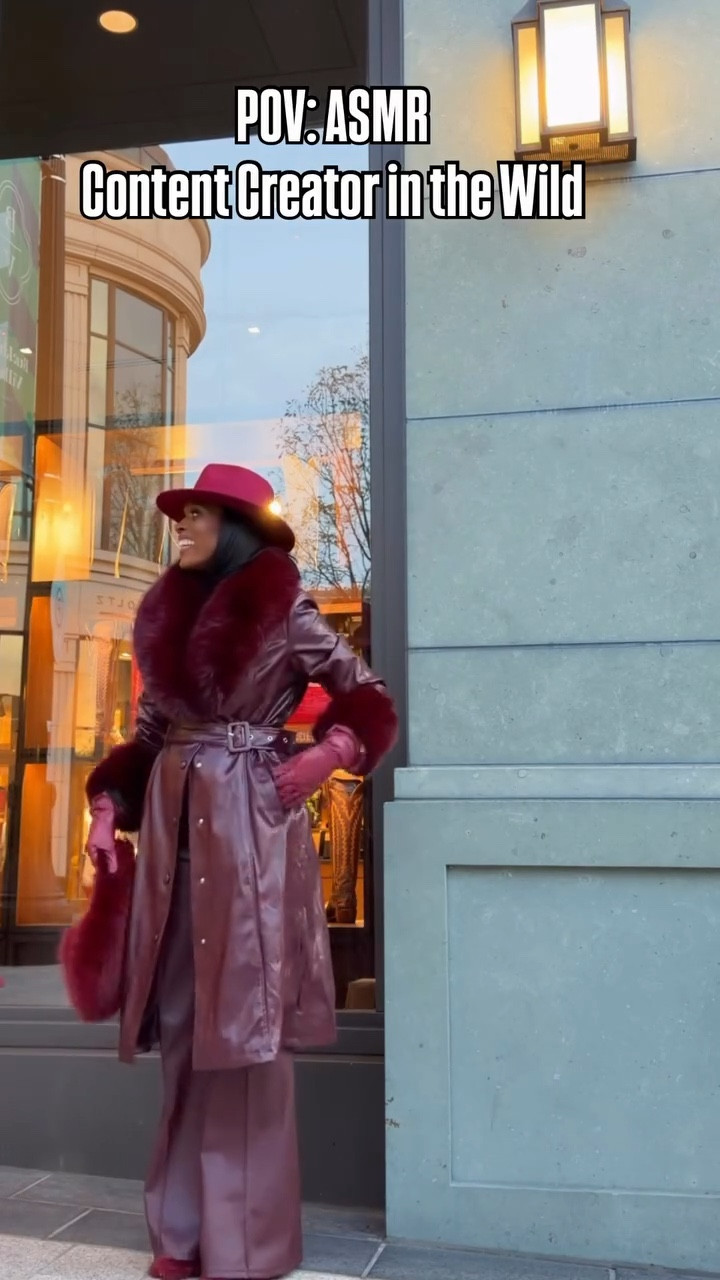 ASMR! He said what he said! Ha'

So fun in burgundy! Wearing a size medium in coat.  


#contentcreatorinthewild #itsreelsmas #vlogmas

over 50 fashion, women’s lifestyle creator, relatable, related content, Memphis influencer, funny video, comedy, laughter, funny moments, over 50 confidence, fashion creator aesthetic, mature style inspiration, daily content creator life, behind the scenes creator, lifestyle over 50, content creation humor, style over fifty, timeless fashion for women, everyday outfit inspiration, creator life moments, over 50 beauty inspiration, women who create, fashion storyteller, creator community vibes, over 50 style ideas, lifestyle content ideas