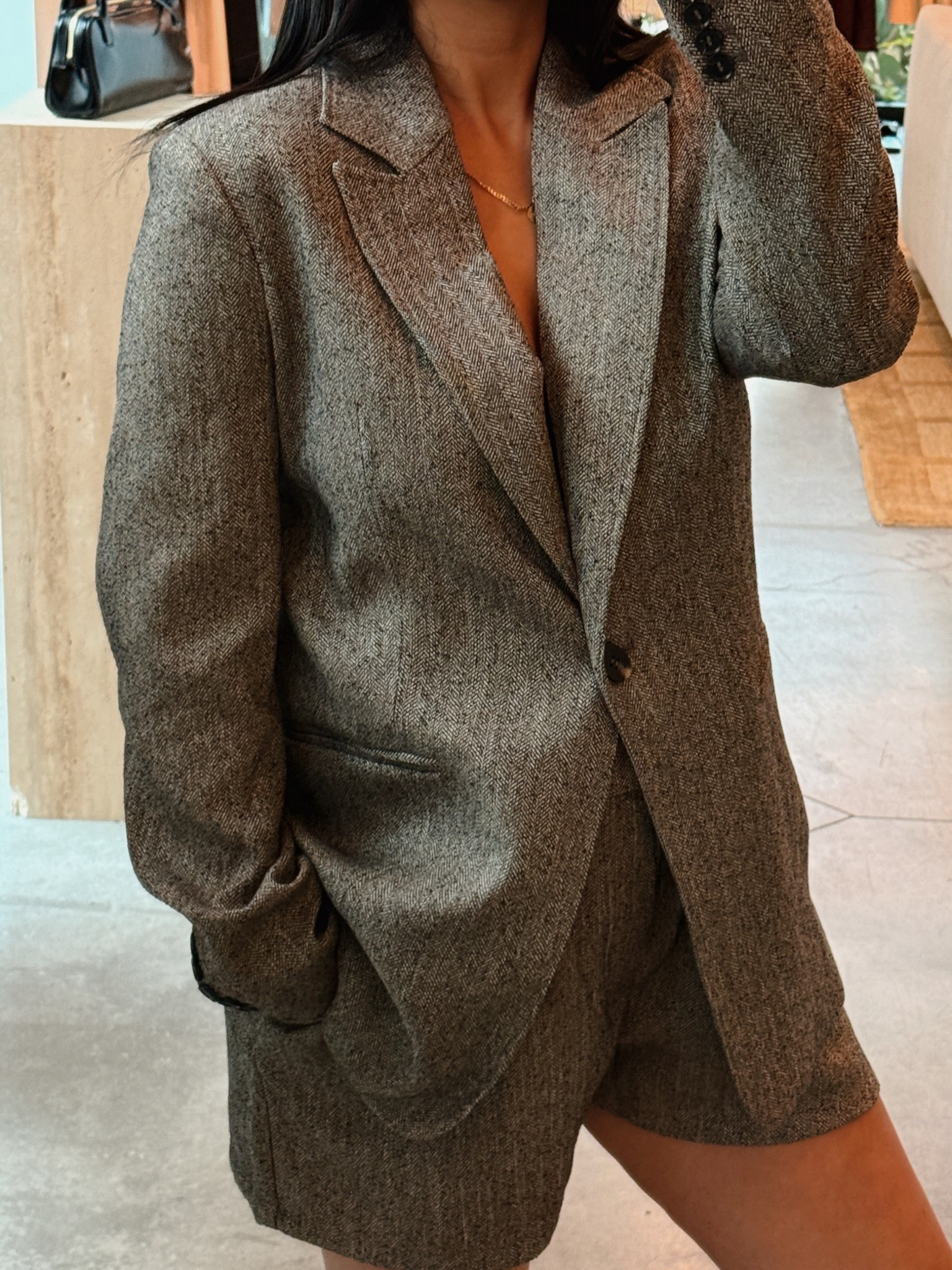 Fell in love with this tweed blazer & short set. 

#LTKGiftGuide #LTKootd #LTKStyleTip