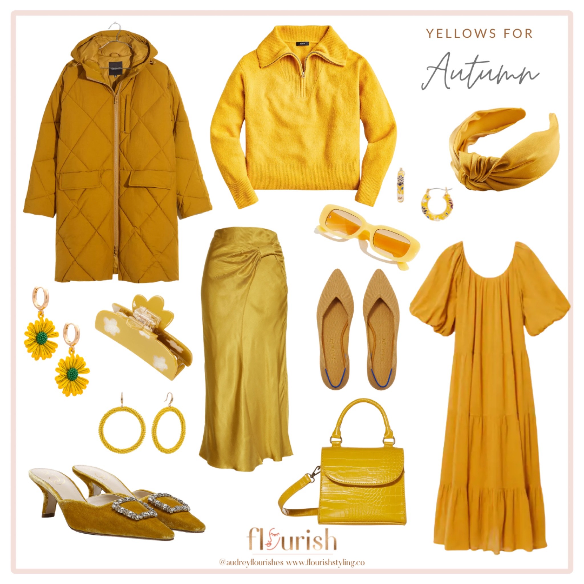 Yellow is extremely important to our foundational color education. When thinking about the different seasons through the lens of color analysis, we know that there is a huge spectrum of warm to cool hues that we must consider. When you add yellow to a color, you are bringing in warmth in the form of pure sunshine. Winters and Summers fortunately do have one yellow in their respective palettes, while Autumns and Springs have a whole slew of yellows to choose from, ranging from deep and rich to bright and sunny. Unsure what yellows are best for your season? Shop our finds to eliminate the guesswork! 

#LTKstyletip #LTKSeasonal