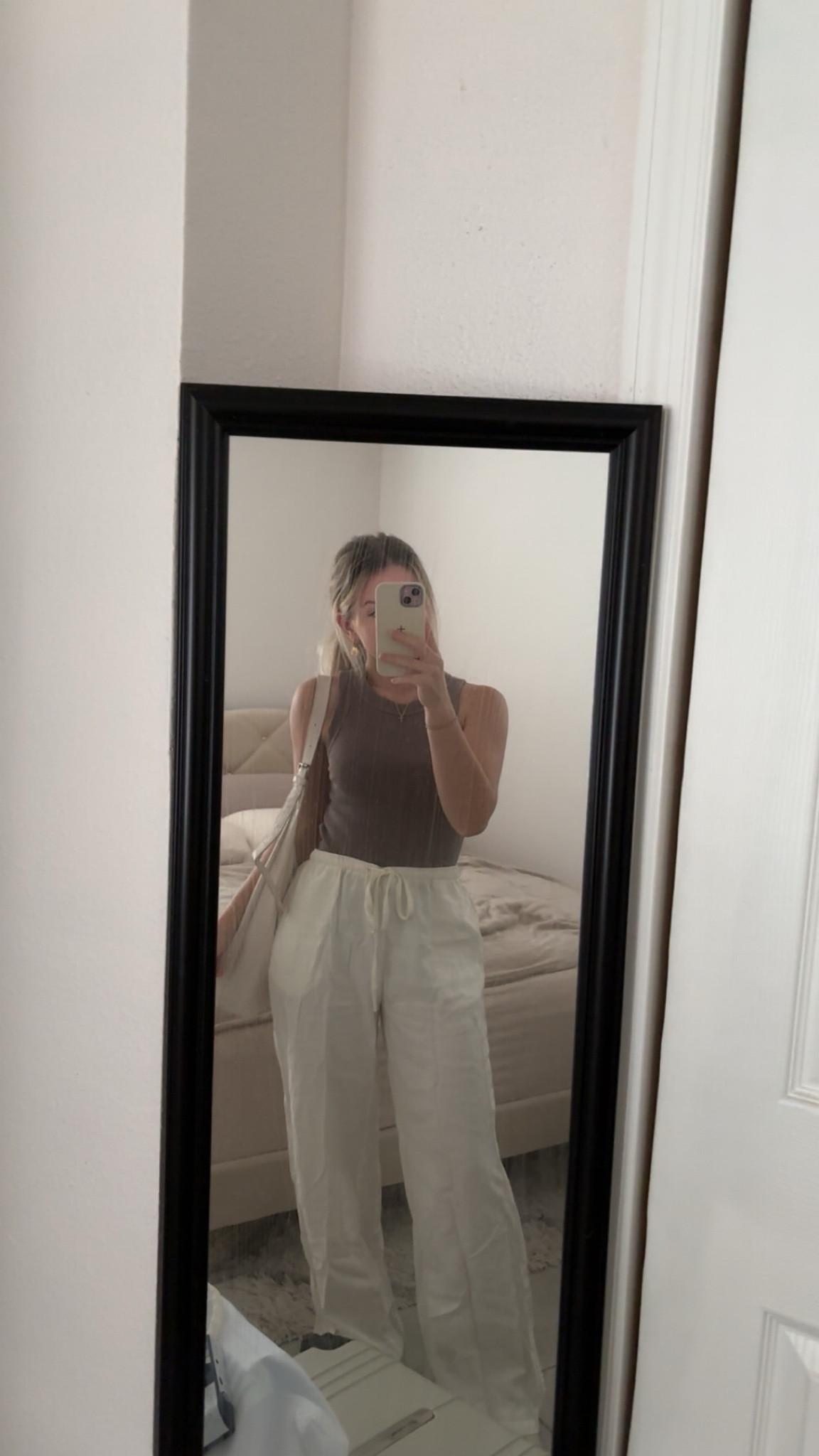 Casual summer linen pants outfit🤍

#LTKSeasonal #LTKootd