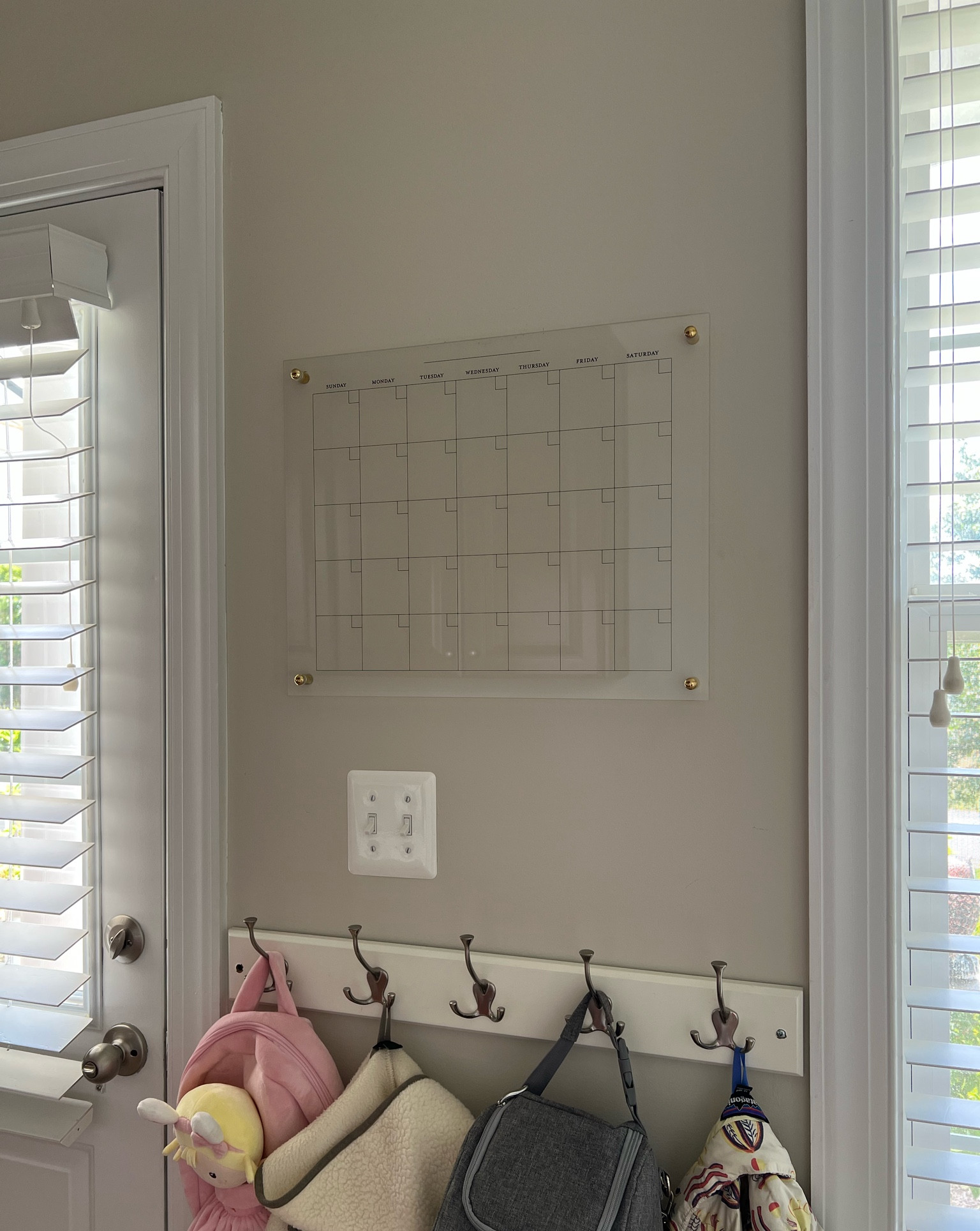 Glass Dry erase calendar from target 
Organization - planning - wall decor

#LTKhome