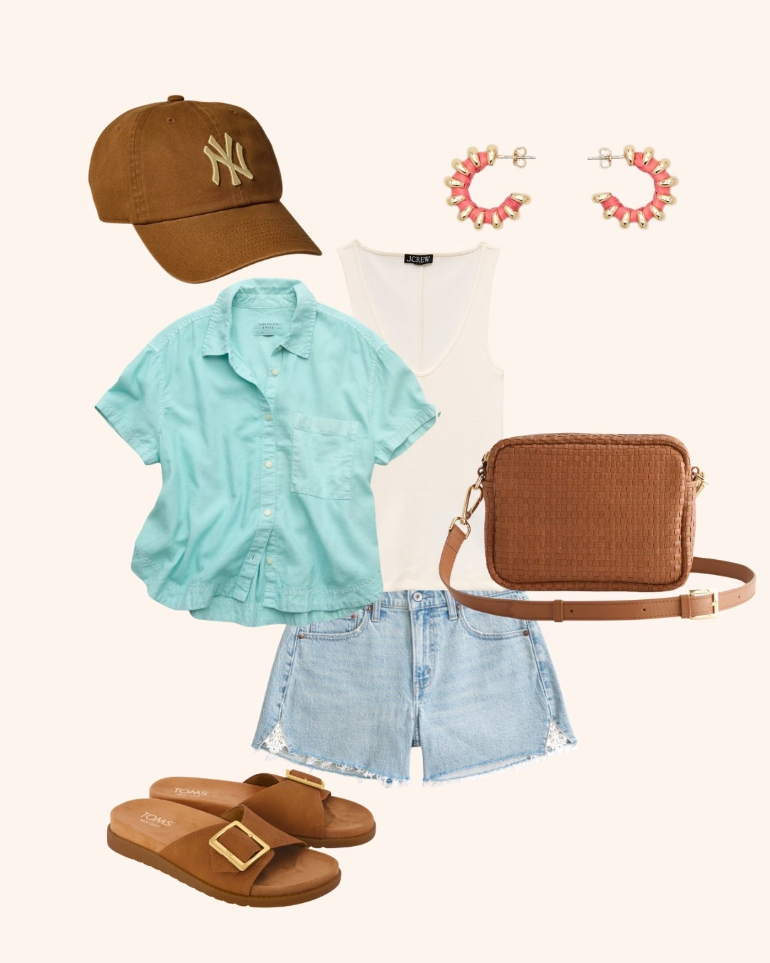 Ivory tank + Jean shorts outfit inspo

#LTKmomlife #LTKSeasonal #LTKootd
