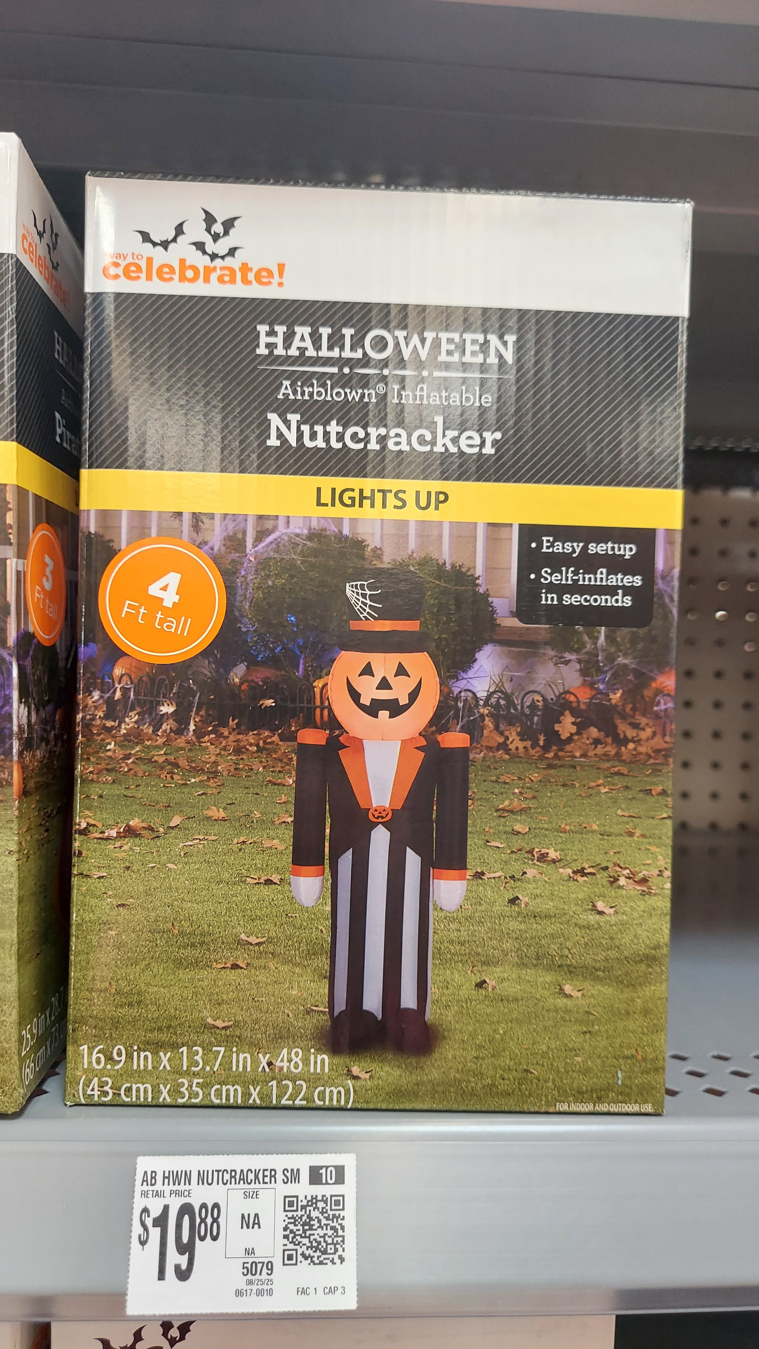 If you were not able to get the other pumpkin nutcracker, how about an inflatable one. 

#LTKSeasonal #LTKHome