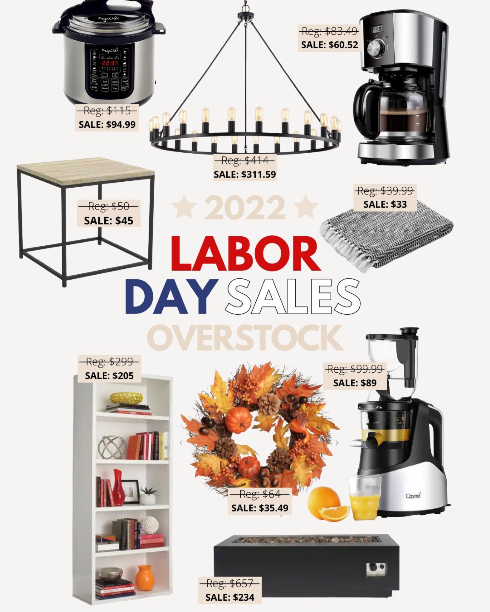 Overstock Labor Day Sale 2022! 

#LTKSeasonal #LTKsalealert #LTKhome