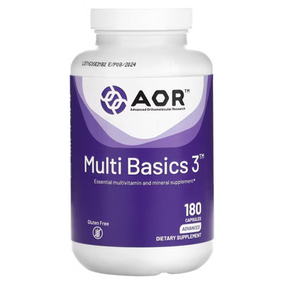 Advanced Orthomolecular Research AOR Multi Basics 3, 180 Capsules | Target
