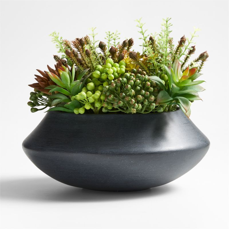 Potted Faux Succulent Arrangement + Reviews | Crate & Barrel | Crate & Barrel