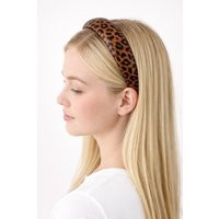 Leopard Headband, Faux Leather Preppy Accessory | Etsy (US)