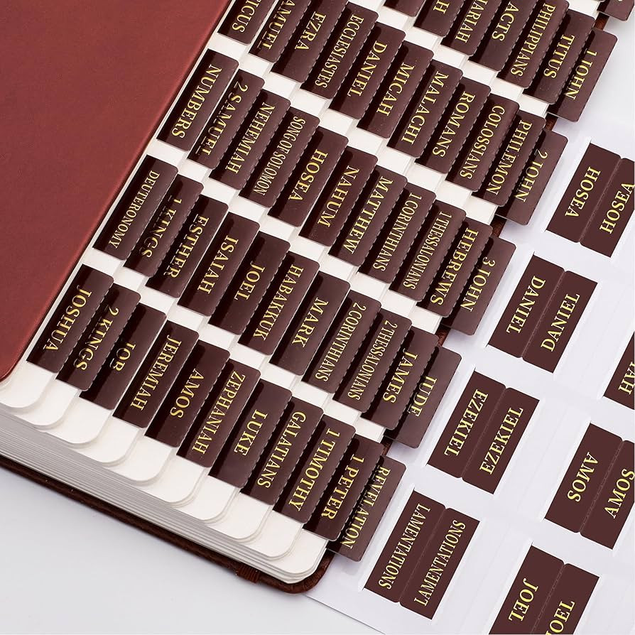 RETTACY Bible Tabs, for Women & Men, 66 Tabs for Old & New Testament, Additional 18 Tabs for Apoc... | Amazon (US)