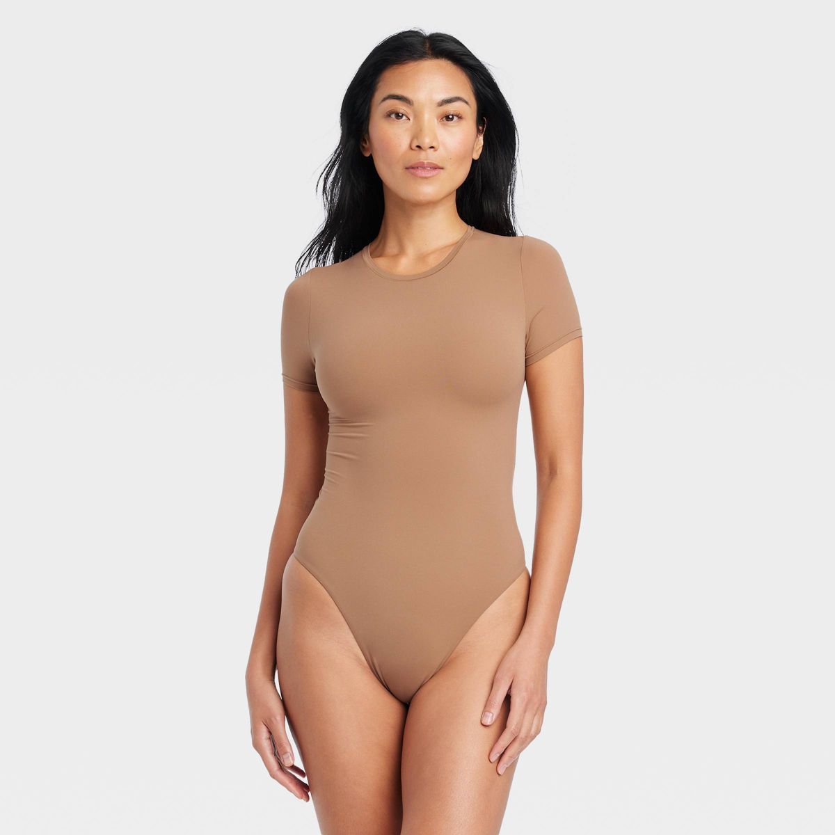Women's 4-Way Stretch Short Sleeve Bodysuit - Auden™ | Target