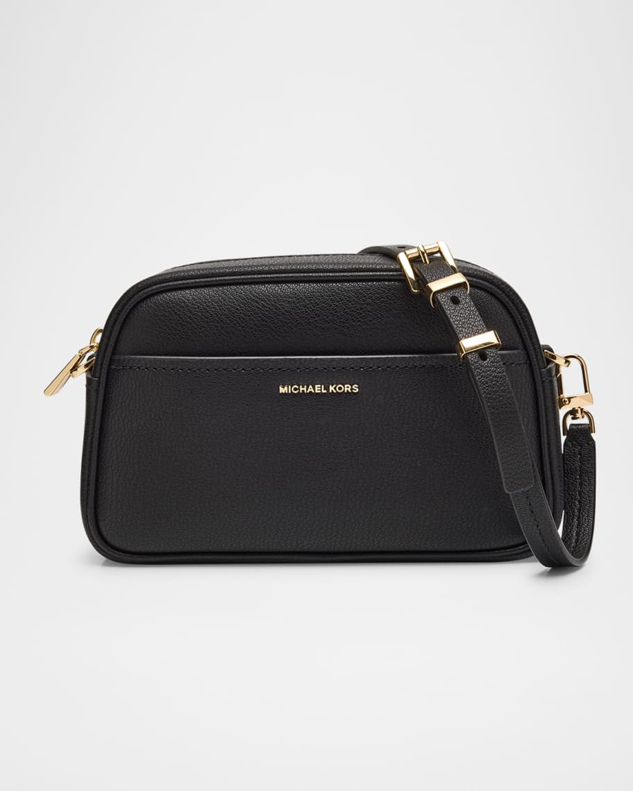 MICHAEL Michael Kors Jet Set Small Leather Camera Bag | Neiman Marcus