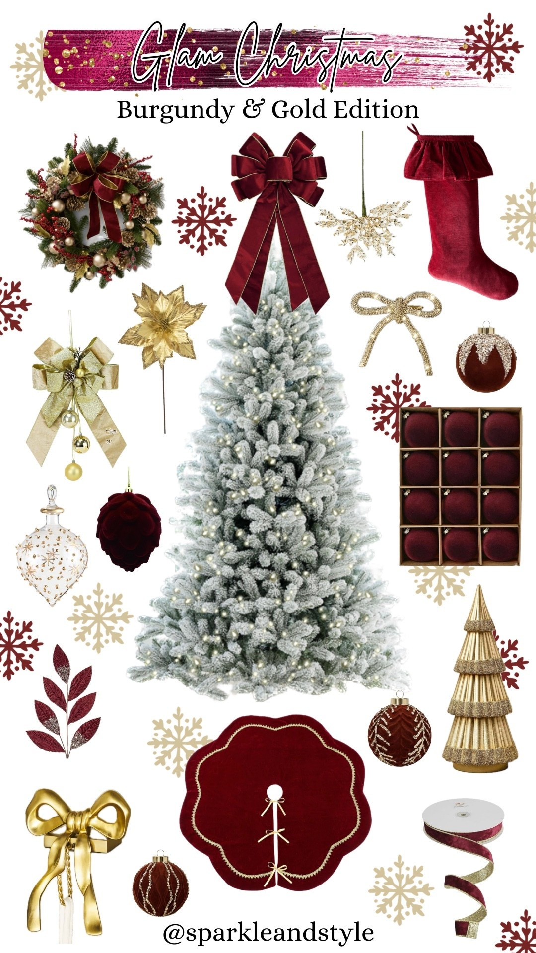 Glam Christmas: Burgundy & Gold ♥️✨

Christmas decor, Christmas tree, Christmas ornaments, Christmas ribbon, Christmas tree skirt, christmas stocking, Christmas wreath, Christmas tree topper, Christmas stocking holder, home interior, home decor, home accessories, home decoration, glam Christmas decor, girly girl Christmas, Luxe Christmas, elegant Christmas, classy Christmas, Christmas tree decorations, Christmas decorations

#LTKHoliday #LTKSeasonal #LTKHome