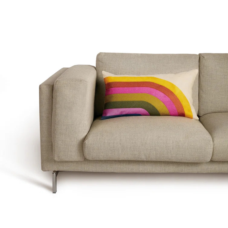 Calistoga Embroidered Linen Pillow | Wayfair Professional