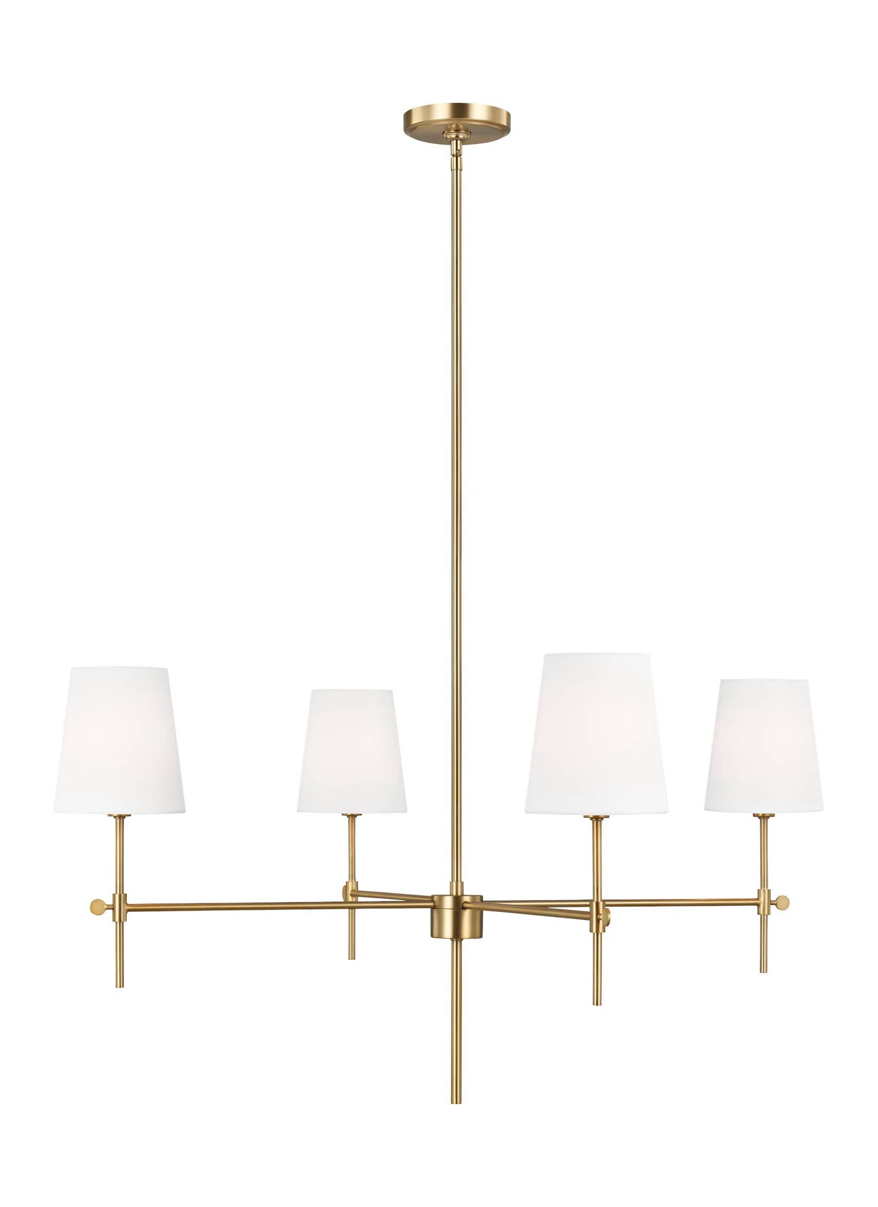 Ebern Designs Agathon 4 - Light Shaded Classic / Traditional Chandelier & Reviews | Wayfair | Wayfair North America
