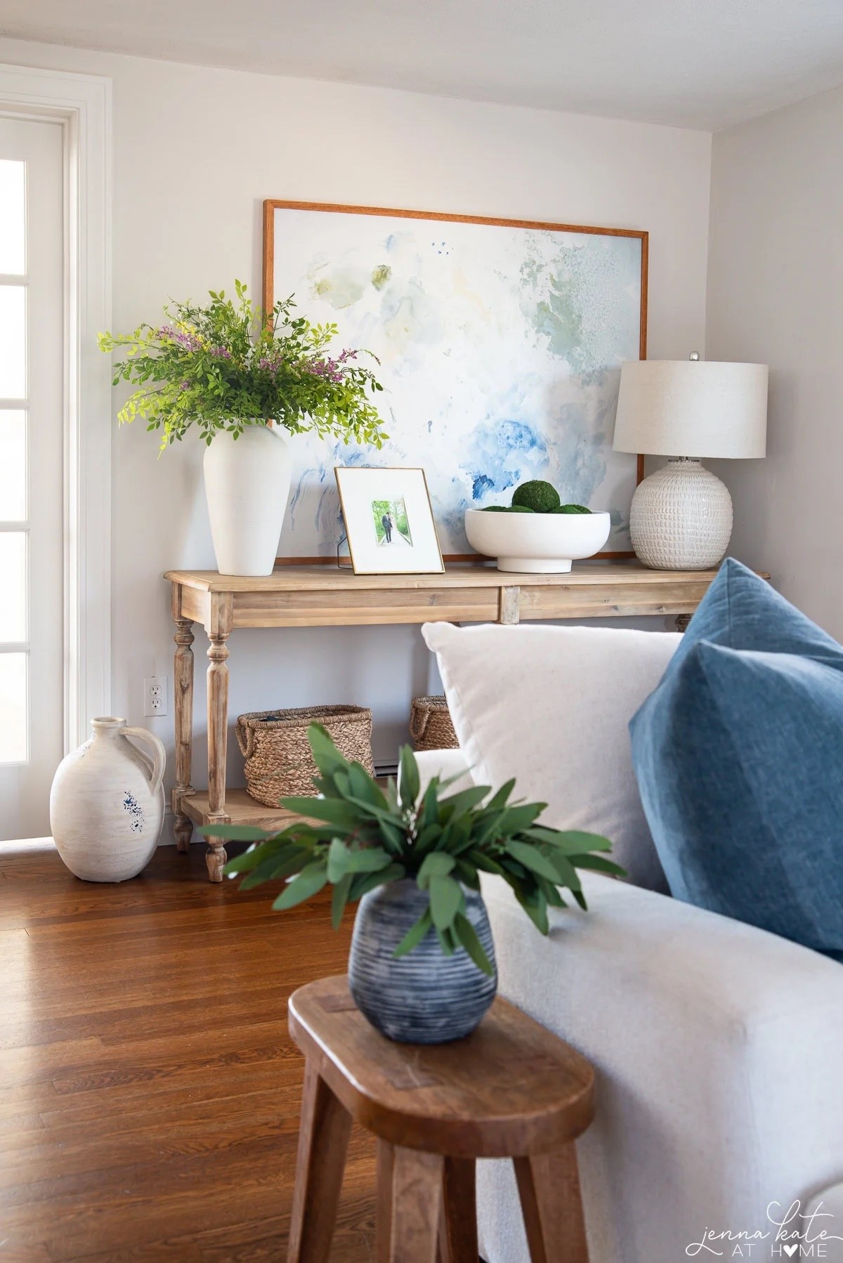 Love this corner of our living room. This console table is a great option if you’re looking for a longer table. The terracotta vase and bowl from Pottery Barn are on sale!

#LTKSaleAlert #LTKHome