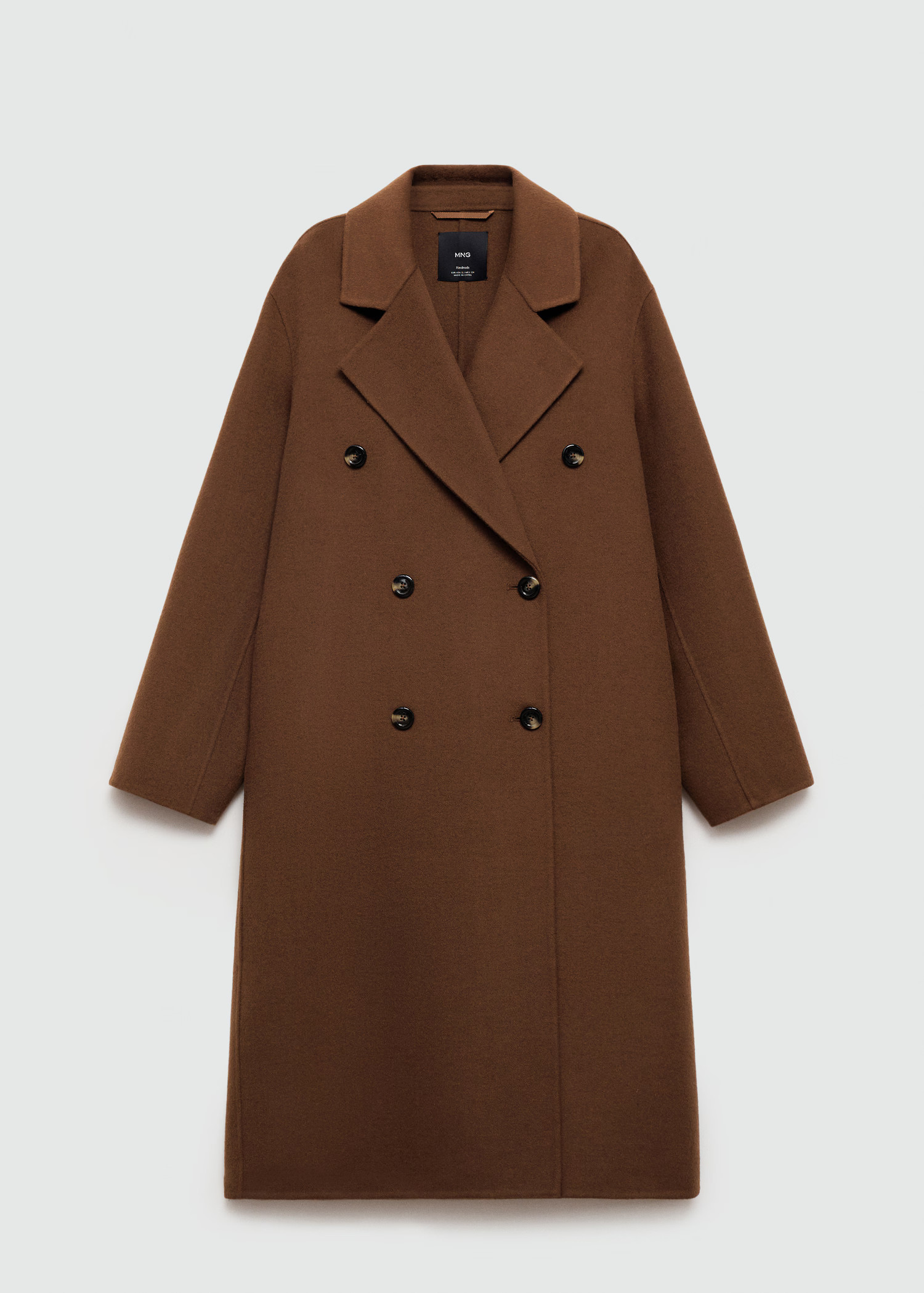 Handmade oversized wool coat - Women | MANGO USA | Mango (US/MX/AU)