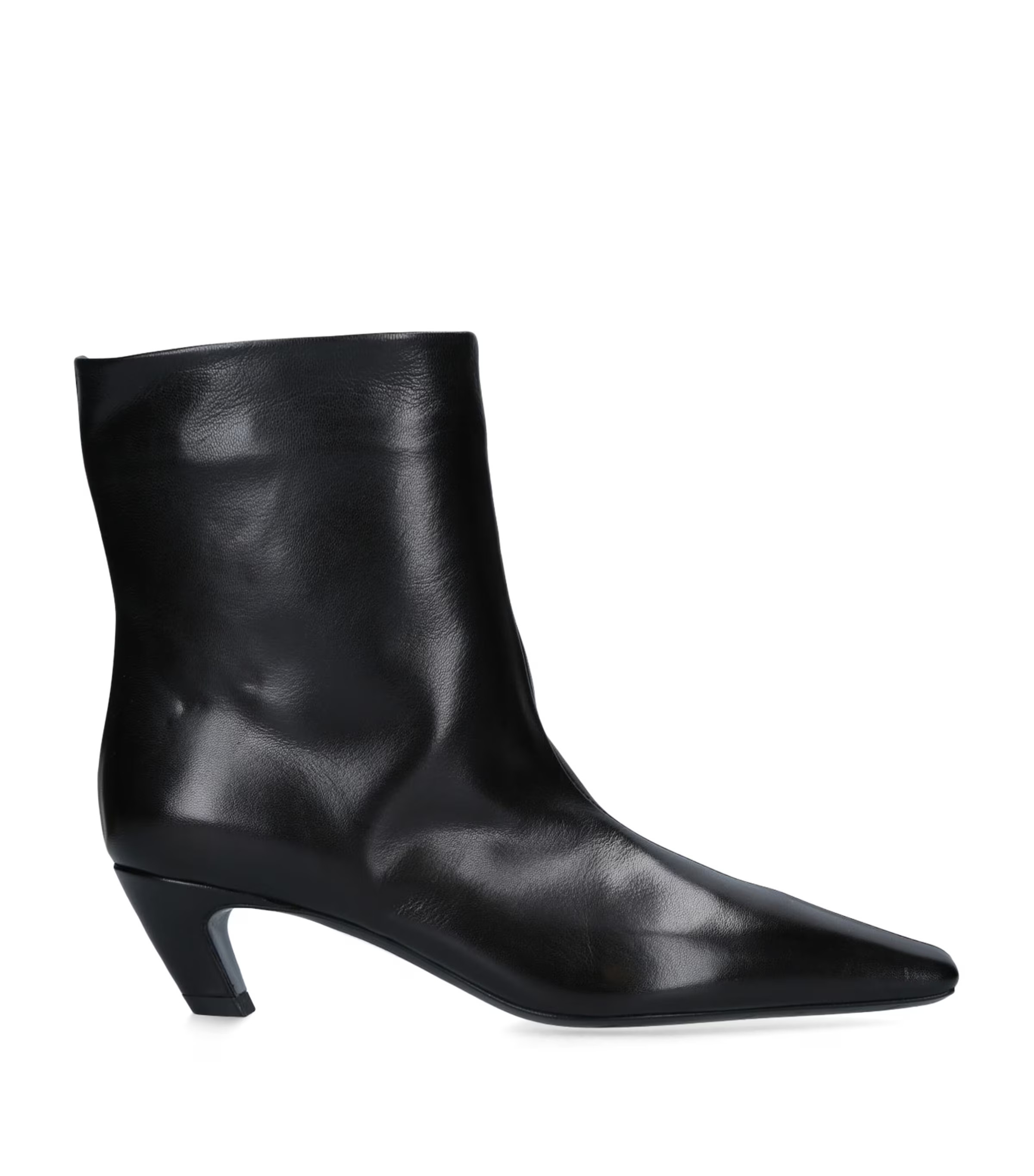 Khaite Leather Arizona Heeled Ankle Boots 50 | Harrods (US)