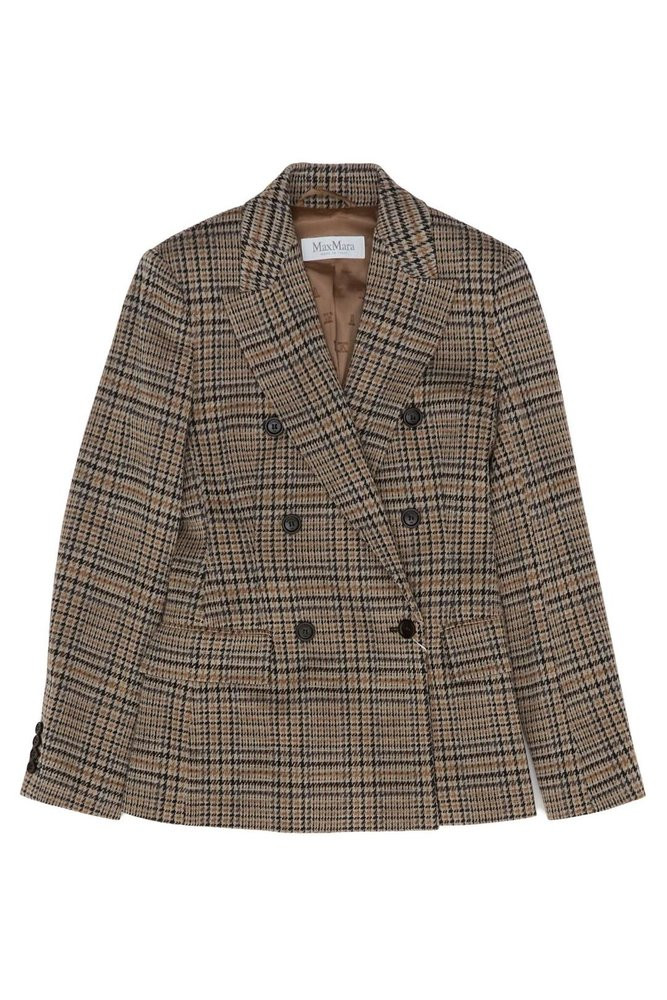 Max Mara Mxmateneo Checked Jacket | Cettire Global